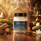 DHICAM Pure Bhimseni Camphor | 100% Natural | Pooja, Aarti & Aromatherapy | Zero Synthetic