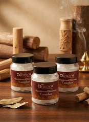 DHICAM Sandalwood Bhimseni Camphor | 100% Natural | Sacred Woody Fragrance | Zero Synthetic