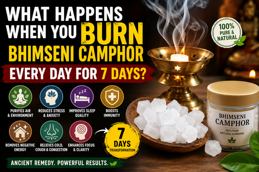 What Happens When You Burn Bhimseni Camphor Every Day for 7 Days?